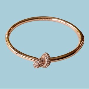 Kate Spade Crystal Knot Gold Bracelet